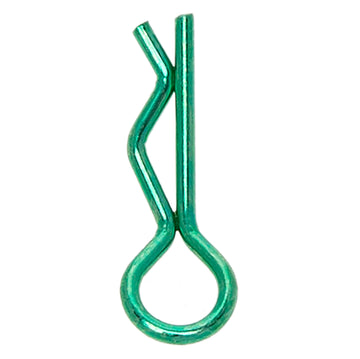 Meus Racing 100Pcs Aluminum R-Clips Body Clips Buckles For 1/18 1/16 1/24 Rc Model Car Upgrade Parts Accessories (Green)