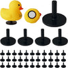40Pcs Duck Plug - Rubber Duck Mount,Flock Locker Rubber Duck Holder For Jeep Dash And Fixed Display,Gift For Jeep Loverincludes