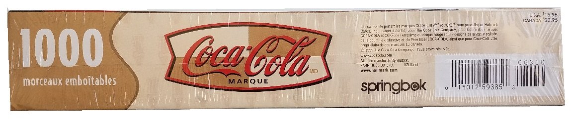 Coca-Cola, The Pause That Refreshes; 1000 Piece Puzzle