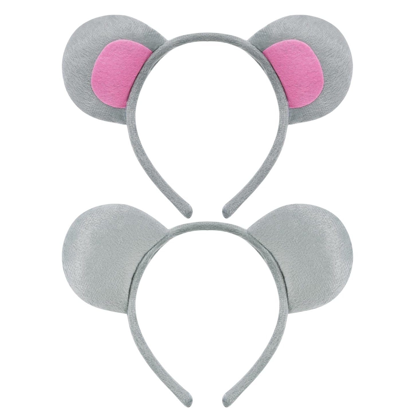 Jmkcoz Gray Mouse Costume Tutu Set, Mouse Ear Headband Bowtie Tail Bow Tie Animal Fancy Dress Costume Kit For Halloween Cosplay