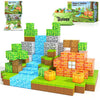 Magnetic Blocks-Build Mine Magnet World Pumpkin Edition Kids Games Toys For Boys Girls 3+ Years Old Magnetic Stem Construction Toys Ages 4-6 6-8 5-7 For Halloween Birthday Gifts