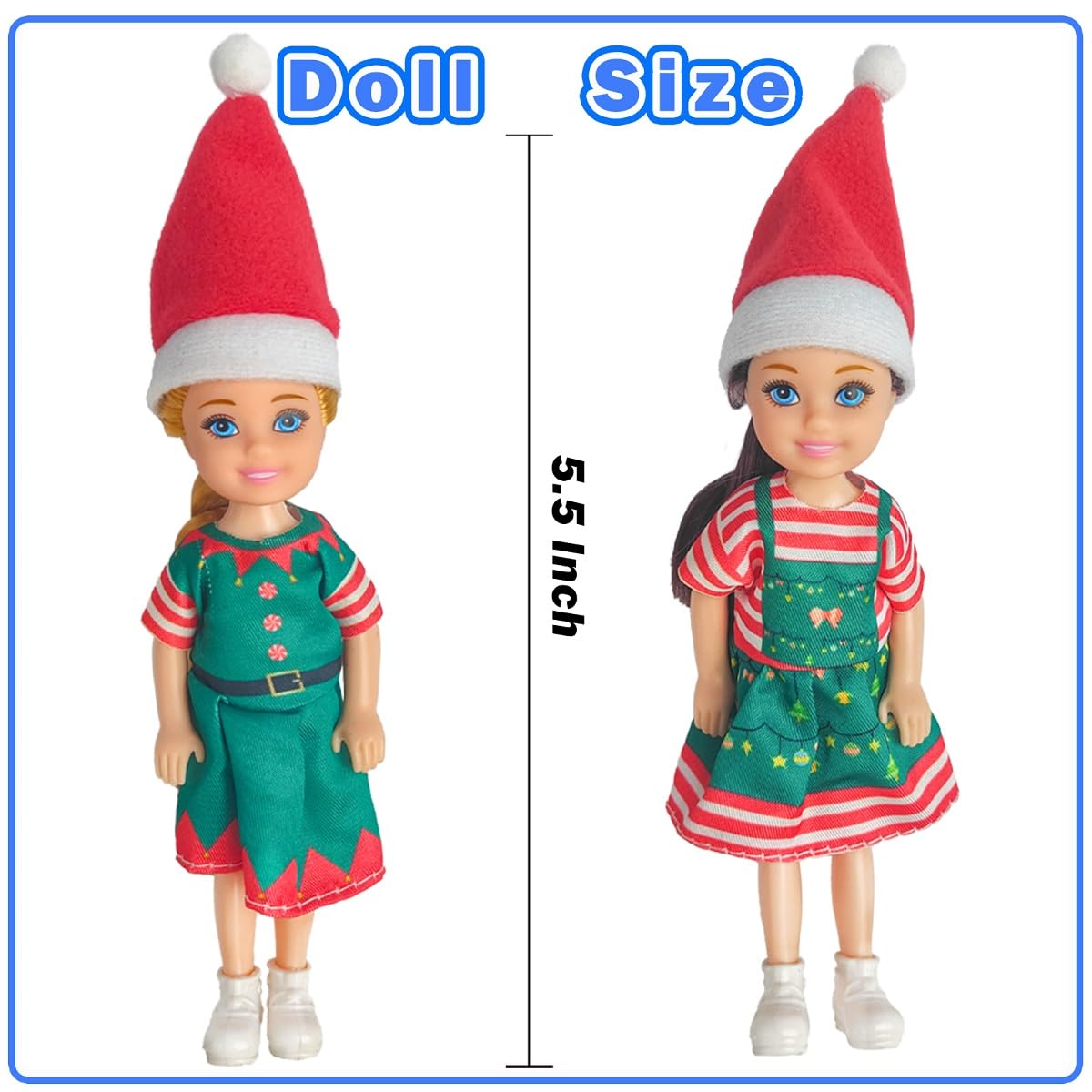 Chioldilly Interactive Family Toy Fun Action Figures Set, Imaginative Educational Family Doll Play, For Kids 3+(Editions C)