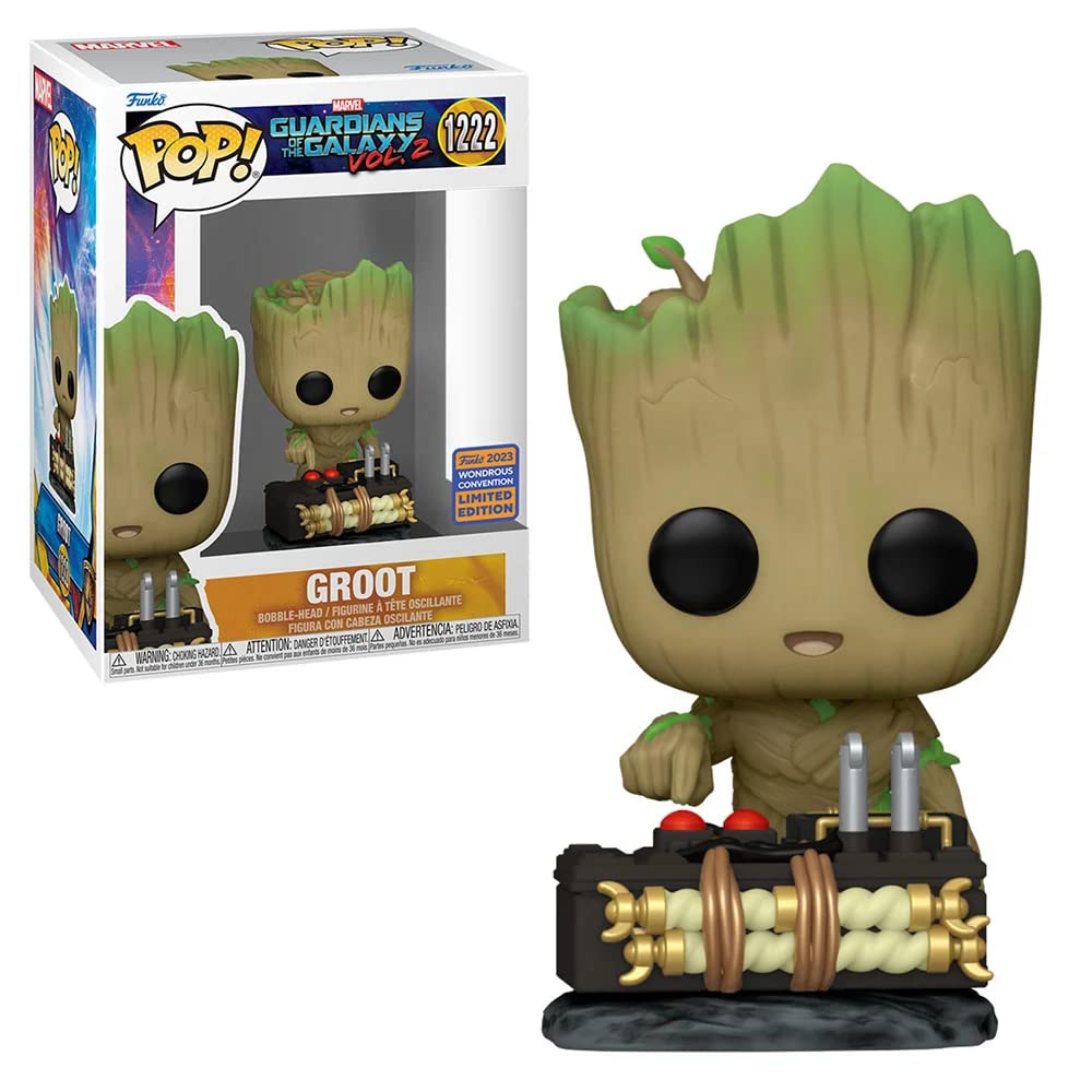 Funko Marvel Pop! Groot with Detonator WonderCon limited availability