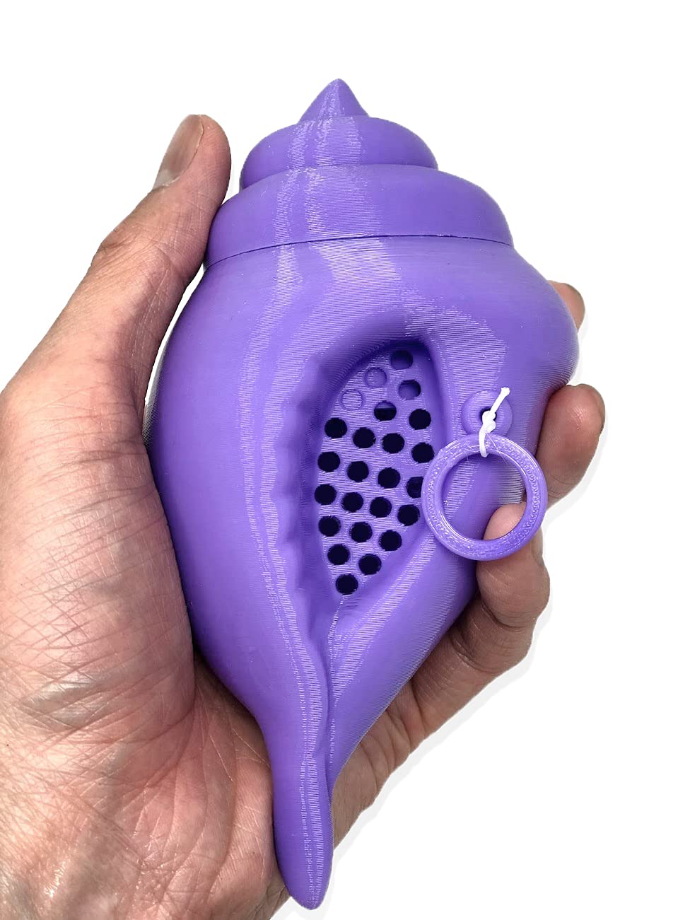 Munnygrubbers - Mystic Conch Shell - Non-Canon Parody Of Magic Conch Shell - Ask A Yes Or No Question And Pull String - Fortune Telling - Decision Making - (V4+ Lavender)