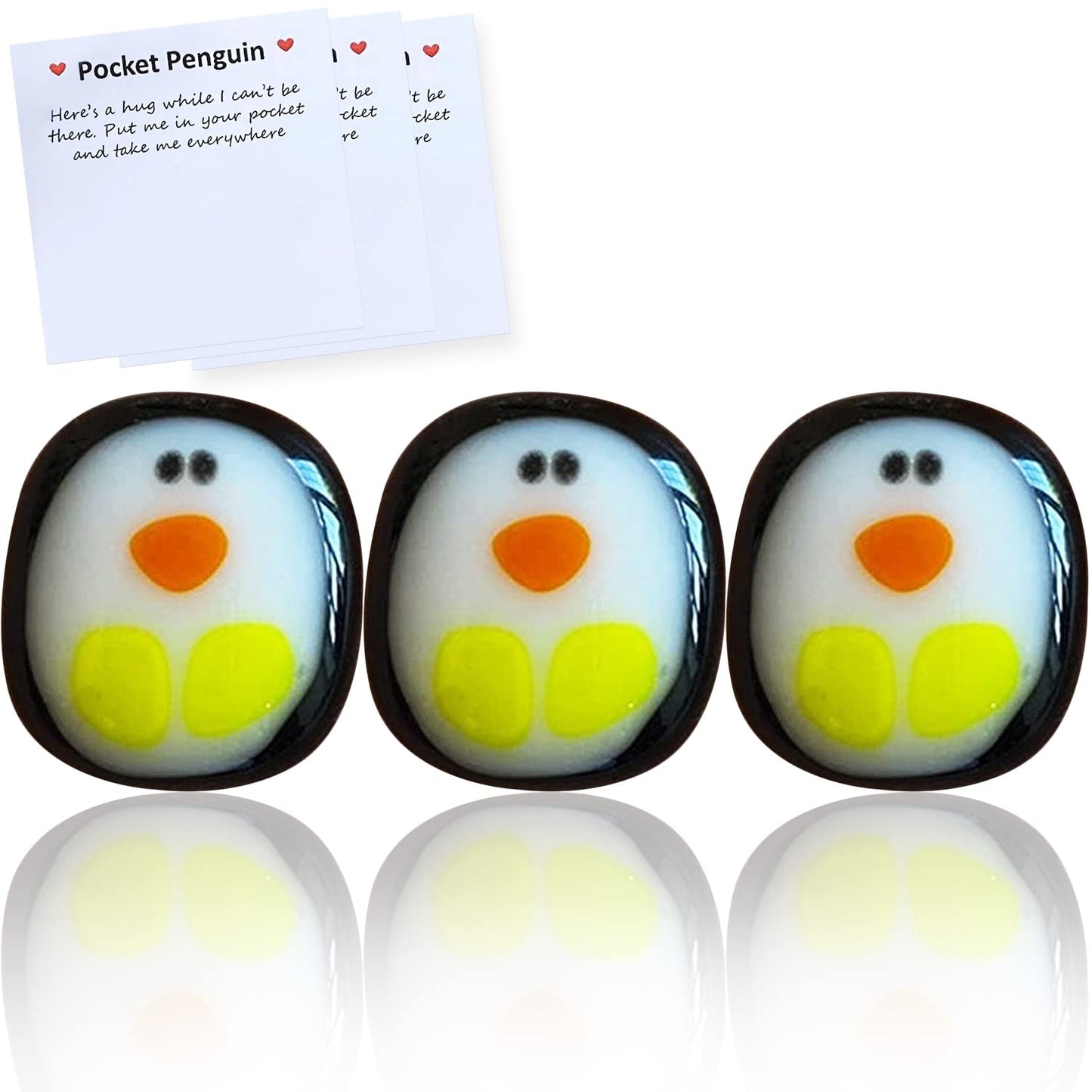 Fchmy A Little Pocket Penguin Hug, Mini Cute Animal Decoration Pocket Hug Penguin Stress Relief Toy, Special Encourage Birthday