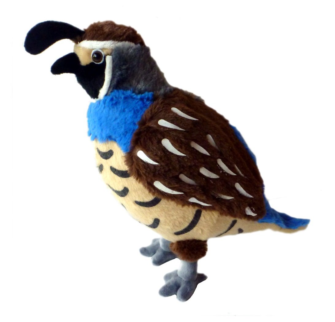 Adore Plush Company 12" Brown Upland Quail Stuffed Animal Toy - Soft Plush Material
