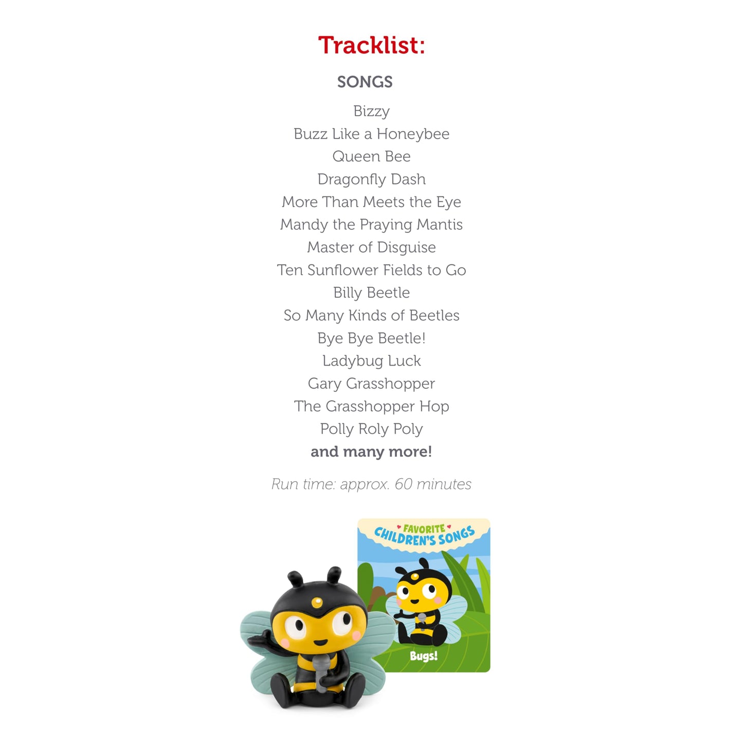 Tonies Favorite Children'S Songs: Bugs! Audio Toy Figurine
