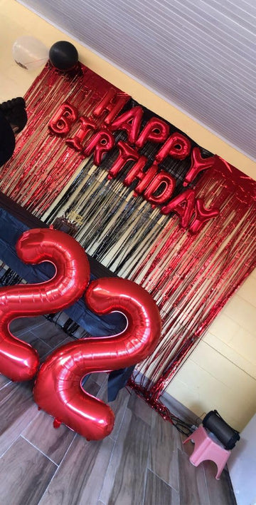 13 Balloon Number, Red Number 13Th 31Th Birthday Balloons 40 Inch, 13 Or 31 Years Old Red Birthday Decorations For Boys Girls, 1