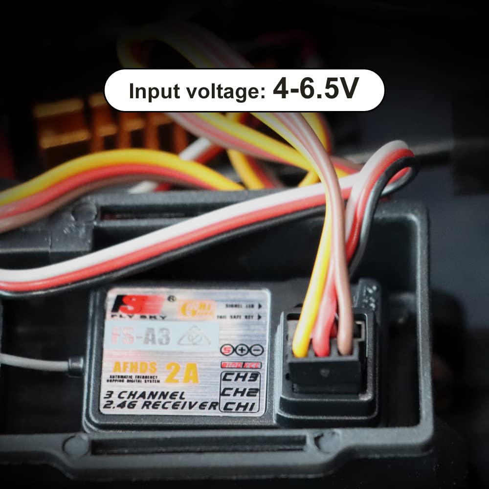 Flysky FS-A3 3CH Receiver 2.4G AFHDS 2A for Flysky FS-GT5 FS-GT2E FS-GT2F FS-GT2G FS-iT3B FS-iT3C Transmitter (1 PC)