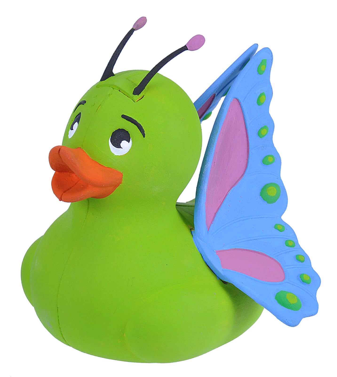 Wild Republic Rubber Duck, Butterfly, Gift For Kids, Great Gift For Kids And Adults, 4 Inches