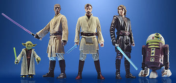 Star Wars Celebrate The Saga Toys Jedi Order Action Figure Set, 3.75-Inch-Scale Collectible Figures 5-Pack, Toys For Kids Ages 4 And Up