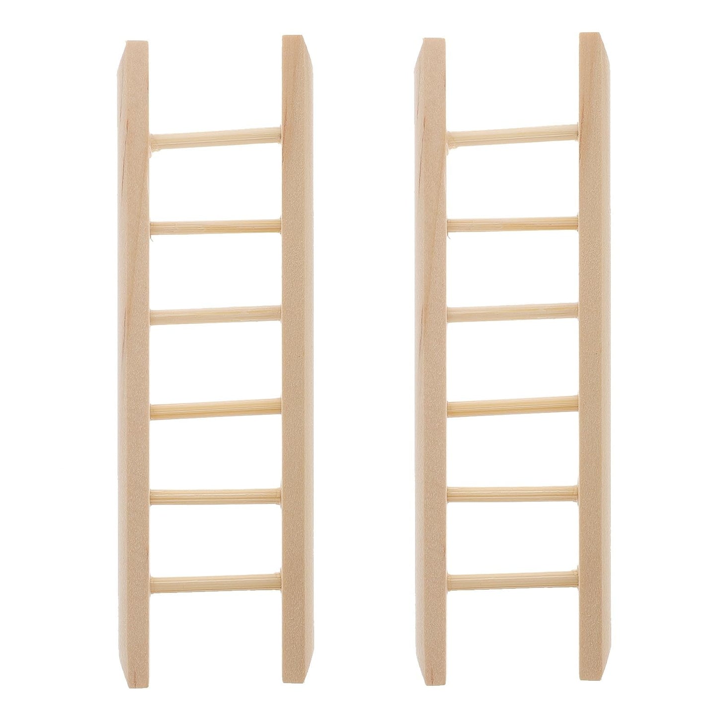 Ipetboom Mini Wooden Step Ladder, 2Pcs 1: 12 Miniature Doll House Furniture Ladder Diy Craft Accessories For Landscape Dollhouse