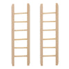 Ipetboom Mini Wooden Step Ladder, 2Pcs 1: 12 Miniature Doll House Furniture Ladder Diy Craft Accessories For Landscape Dollhouse