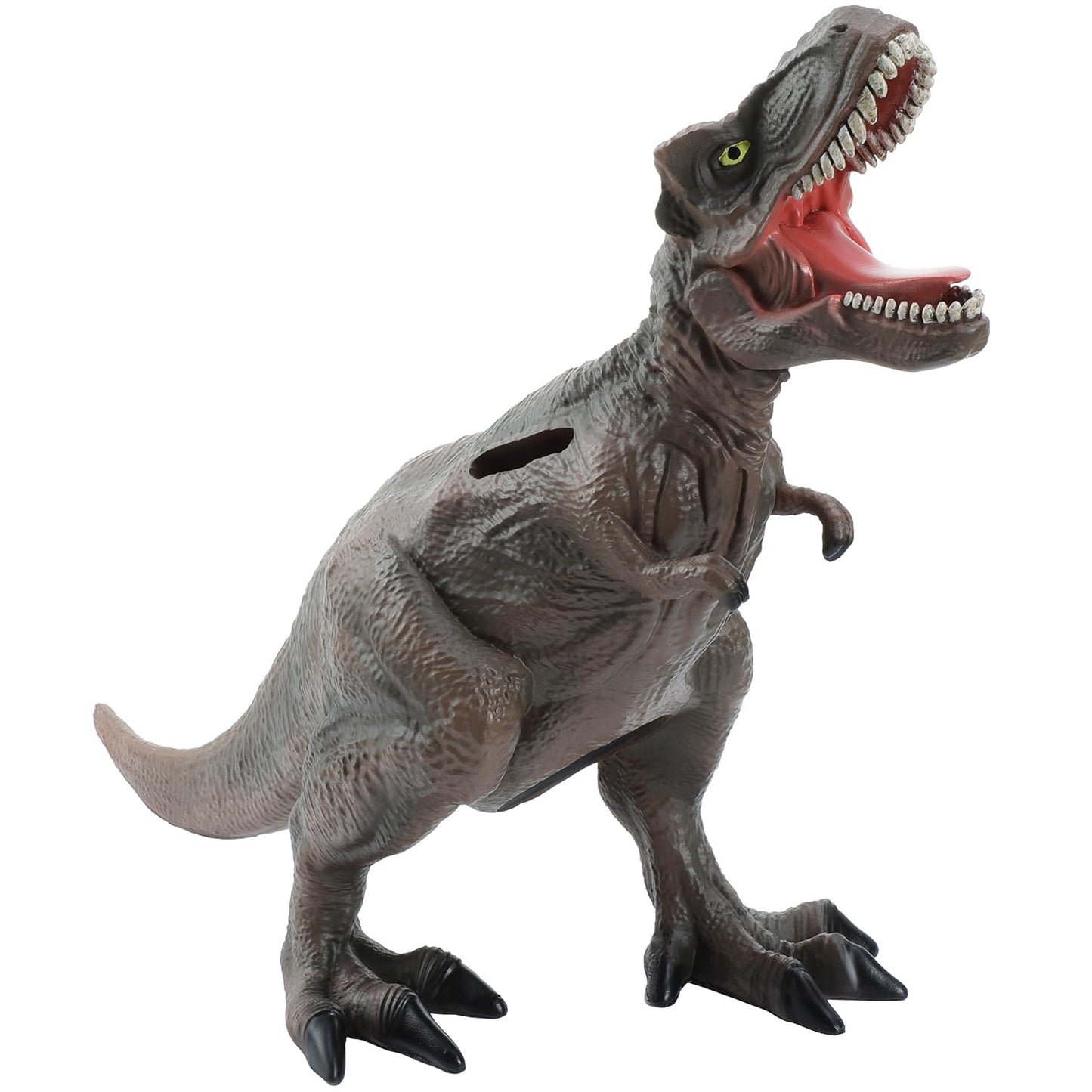 Massjoy Resin Brown Dinosaur T-Rex Piggy Bank, Boy Birthday Present.