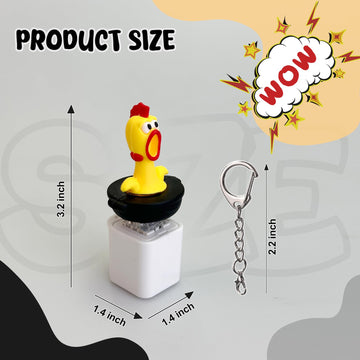 Keyboard Fidget Toy For Adults (Screaming Chicken)