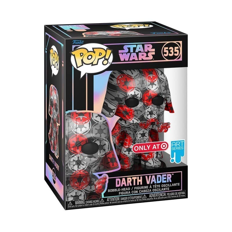 Funko Star Wars Pop! Artist Series Vinyl Figure Vader Special Edition W/Case 9Cm