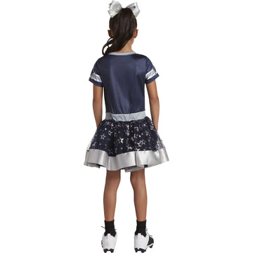 Modern Hero Dallas Cowboys Girl'S Nfl Mvp Tailgate Tutu Dress Costume, Size Large
