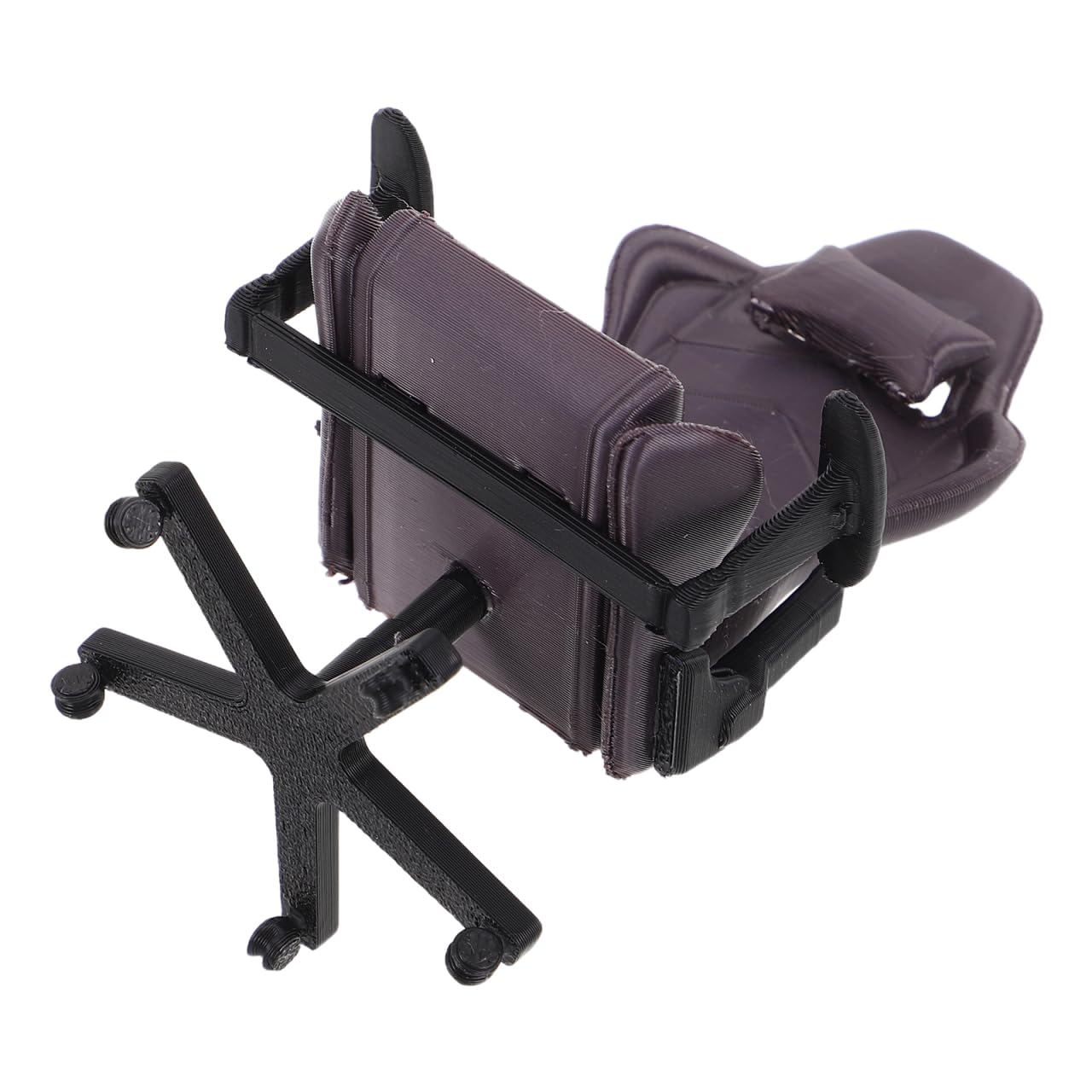 Kisangel Miniature Gaming Chair Model, Plastic Tiny Chair Dollhouse Furniture Decor For Mini House Computer Office Collector Dis