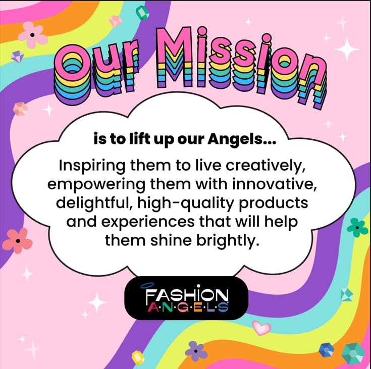 Fashion Angels 1000+ Kindness Stickers Book - Positive Affirmation & Mental Health Stickers for Kids, Multicolor, Model 77962