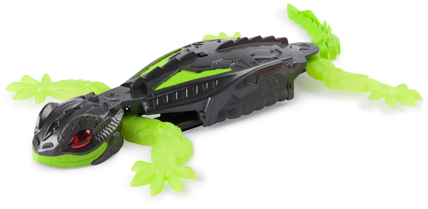 Hex Bots - Wallcrawler Gecko - Lagarto Geco Wall Climber - Rechargeable Remote Control Robot - 6070281 - Gift For 4 Years + - Ch