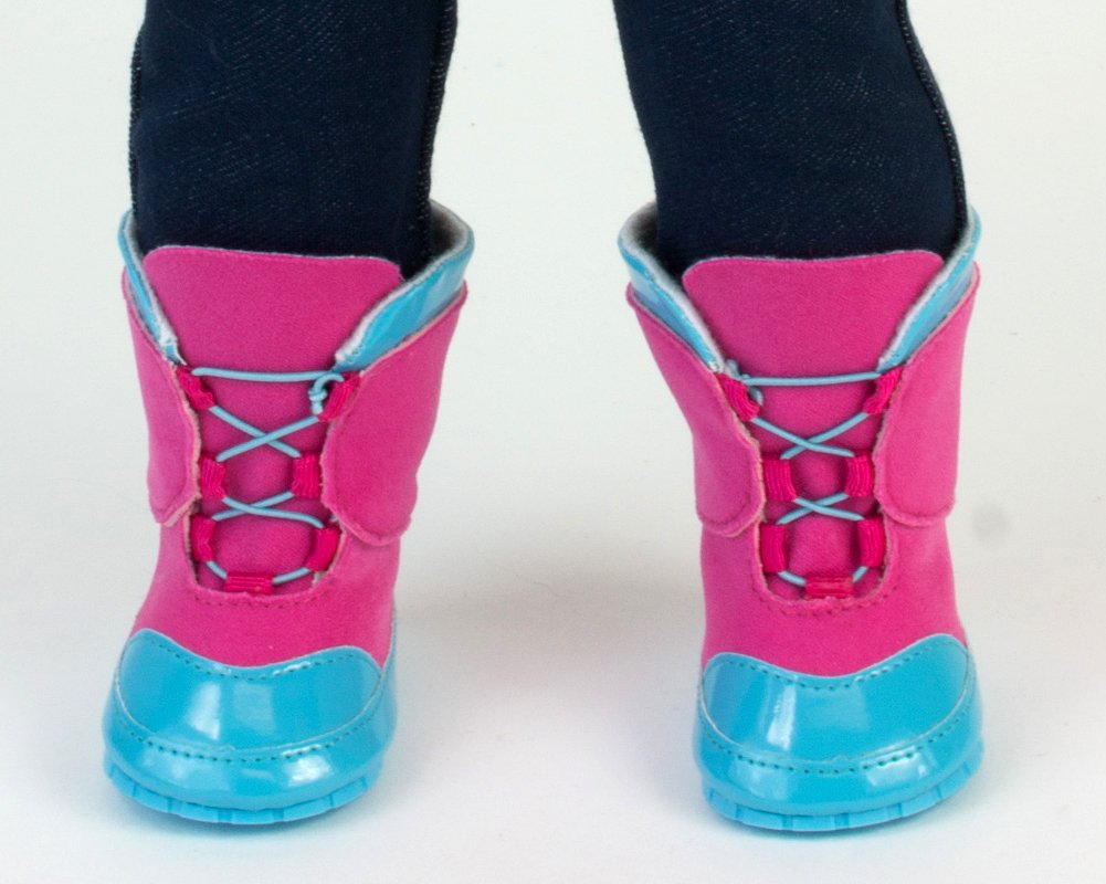 Sophia'S 18' Hot Pink And Aqua Snow Boots