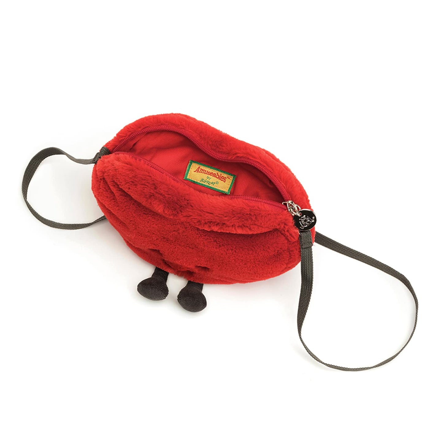 Jellycat Amuseables Heart Plush Bag, 7 Inches | Crossbody And Shoulder Purse | Fun And Unique Handbag