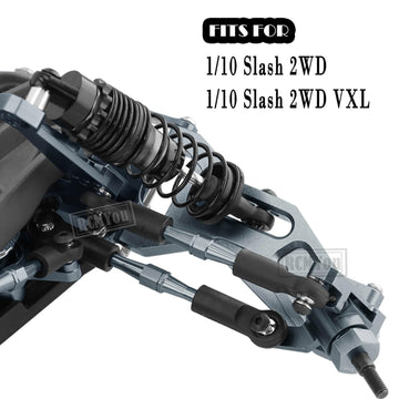 RCMYou Upgrades for 1/10 Slash 2WD(VXL),RC Shocks,Suspension Arm,Caster Block,Steering Blocks,Stub Axle Carriers,Steering Bellcr
