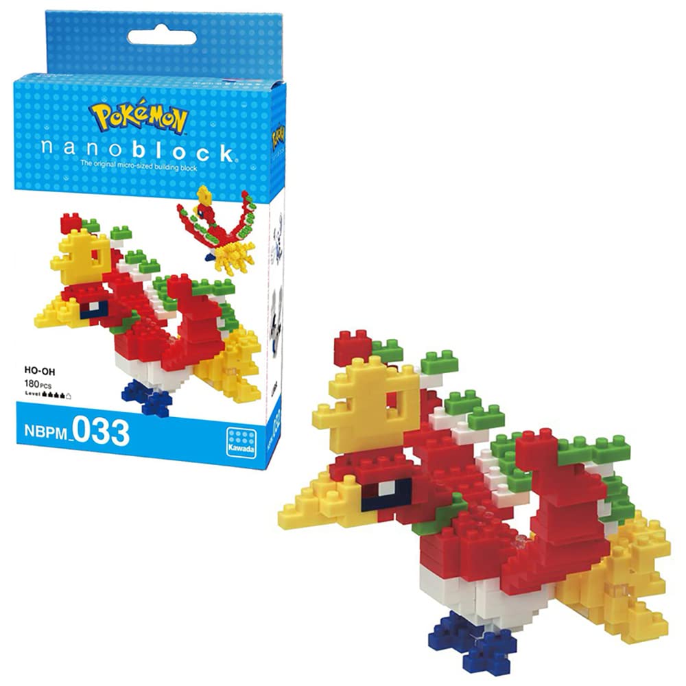 Nanoblock - Pokémon - Ho-Oh, Pokémon Series Building Kit
