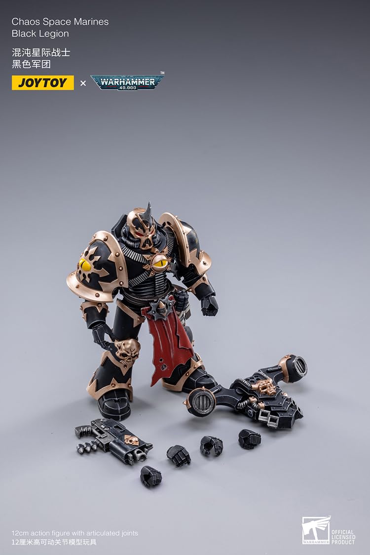 malt-inspiredISE JOYTOY 1/18 Action Figures - Warhammer 40 000 Chaos Space Marine E - 5 Classic Character Collectible Age 15 and Above