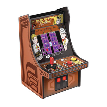 My Arcade Micro Player Mini Arcade Machine: Elevator Action Video Game, Fully Playable, 6.75 Inch Collectible, Color Display, Sp