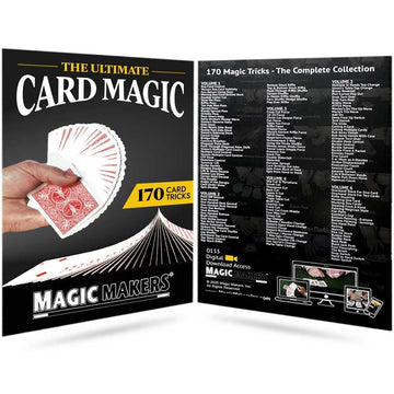 Magic Makers Ultimate Card Magic Kit 170 Card Effects With Bicycle Stripper Deck