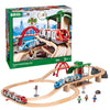 BRIO World - 33512 Travel Switching Set | enhanced Wooden Train Toy Set with 42 Pieces & Accessories | Perfect for Children Ages 3 and Up | Compatible with All BRIO Railway Toys