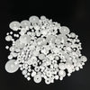 200PCS Module 0.5 Plastic Gear Single Gear Spindle Gear Small Motor Gears for DC Motor RC Car Robot DIY Model Toy Parts (White)