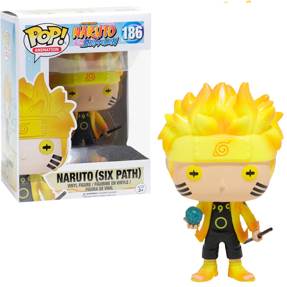 Funko 12999 Pop! Animation: Naruto Shippuden - Naruto (Six Path) (Glow In The Dark Special Edition) #186