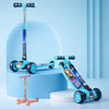Storio Foldable Kick Scooter For Kids, 3-Wheel Design, Adjustable Handle, Wide Deck With Pvc Wheels, Lightweight Portable, Indoo