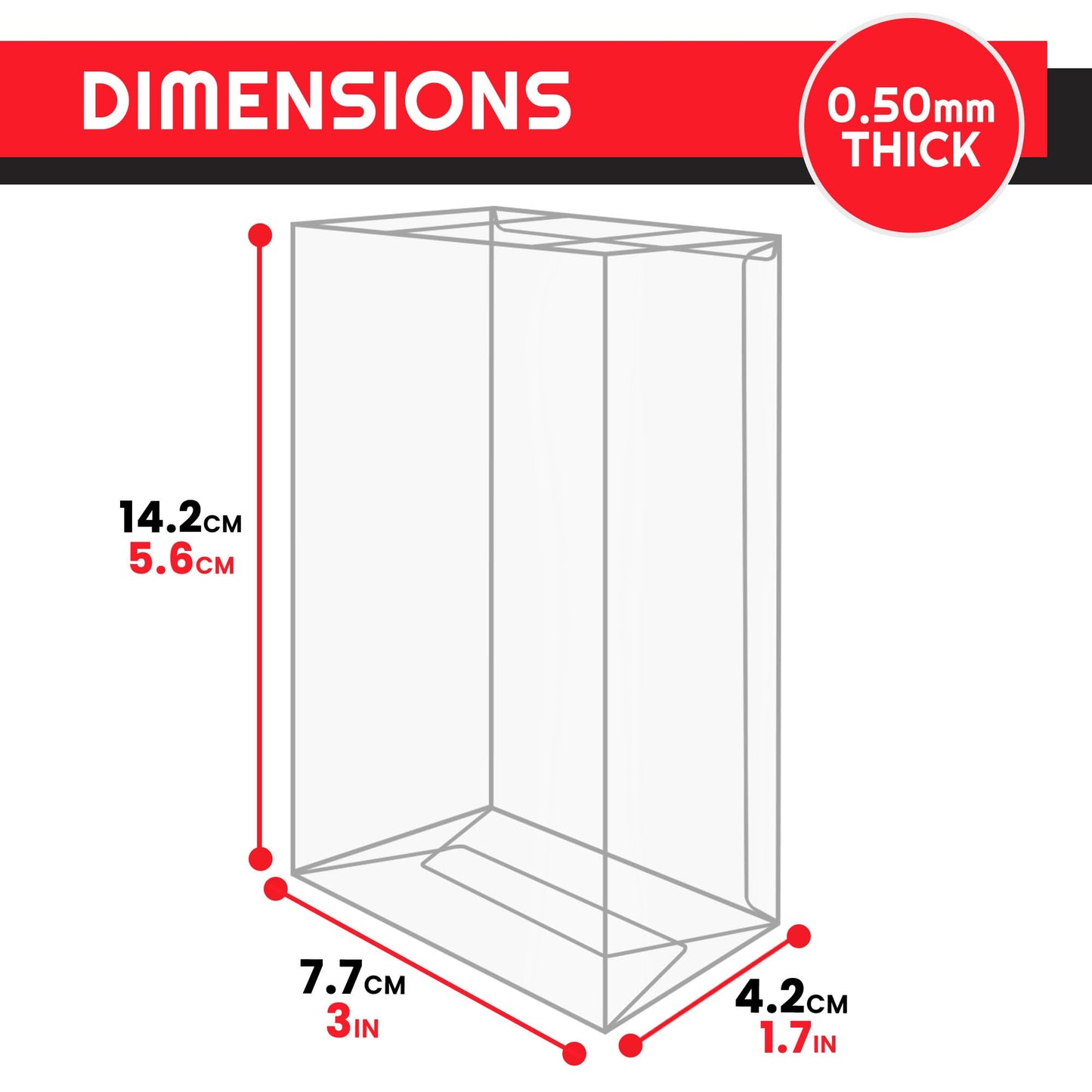 Evoretro Display Case Storage Protector For Pokemon Japanese Booster Box Small - 5-Pack 0.5Mm Thick Plastic Display Case For Col