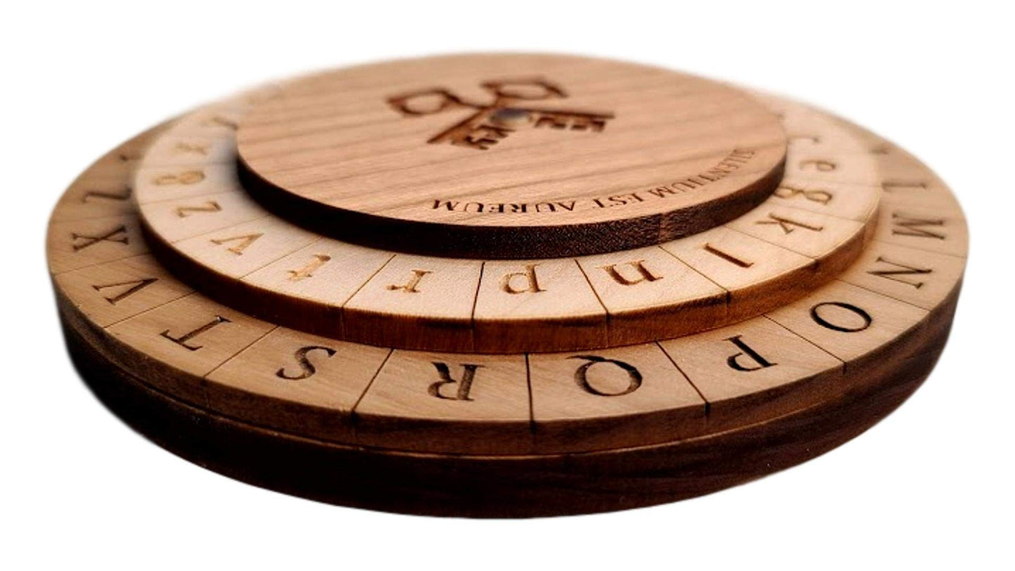Creative Crafthouse Alberti Cipher Disk - Encryption Device From 15Th Century - Escape Room Prop