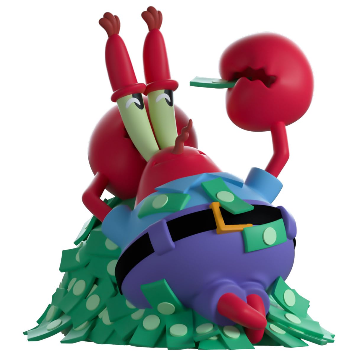 Youtooz Spongebob Squarepants Pile O'Money Mr. Krabs 4.1'', Pile O'Money Mr. Krabs Vinyl Figure, Collectible Mr. Krabs From Spon