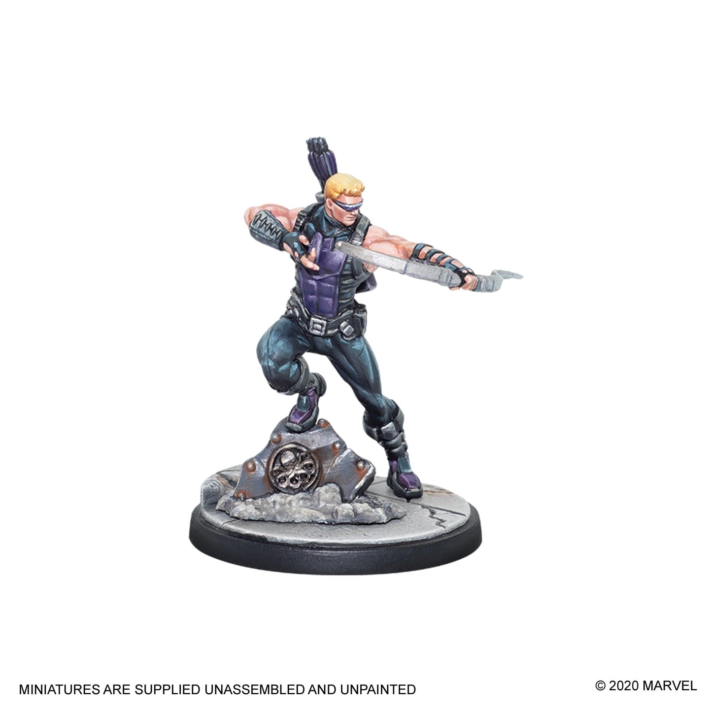 Marvel: Crisis Protocol Hawkeye and Black Widow CHARACTER PACK - Sharpshooters Unite to Defend Earth! Tabletop Superhero Game, A