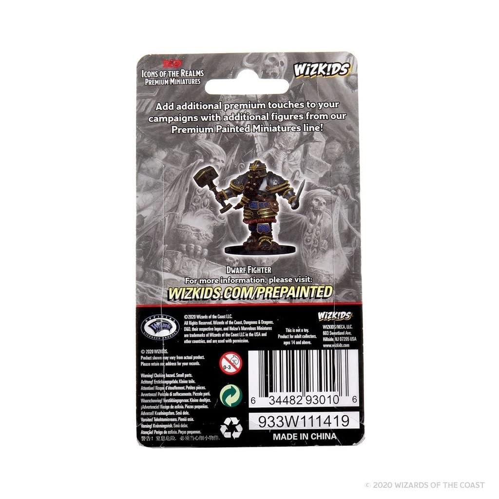 D&D Icons Of The Realms Premium Figures: Dwarf Male Fighter