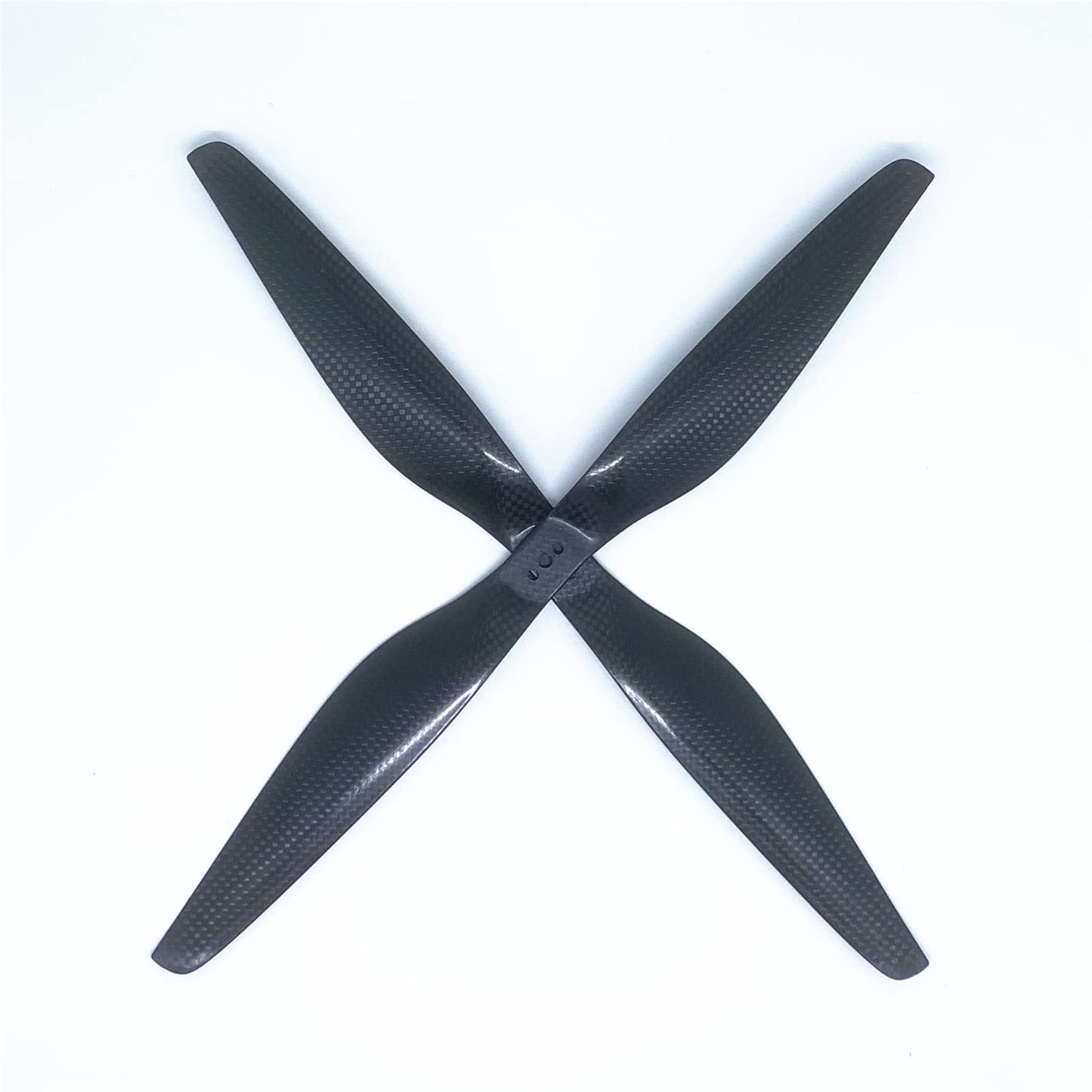 KingVal Replacement 2 Pairs Carbon Fiber 1455 Three-Hole Propeller Prop CW/CCW Compatible with RC Quadcopter Drone RC Aircraft