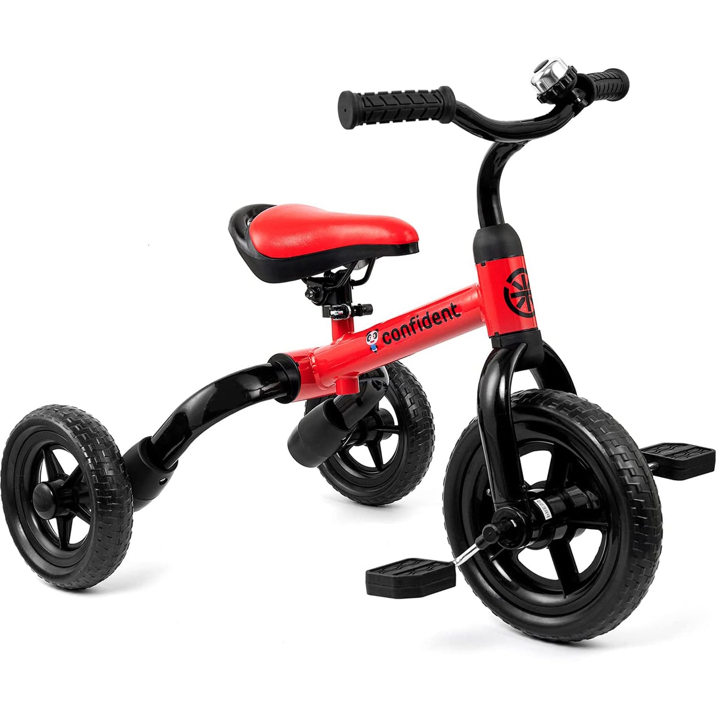 XPIY Tricycle for Toddlers Age 2-5 Years Old, 3 in 1 Folding Toddler Bike for Boys and Girls, Kids' Bike Trike with Detachable P