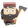 Cubles Paul Bunyan Build Your Own 3D Product Figures | A Sturdy No Glue No Scissors Activity