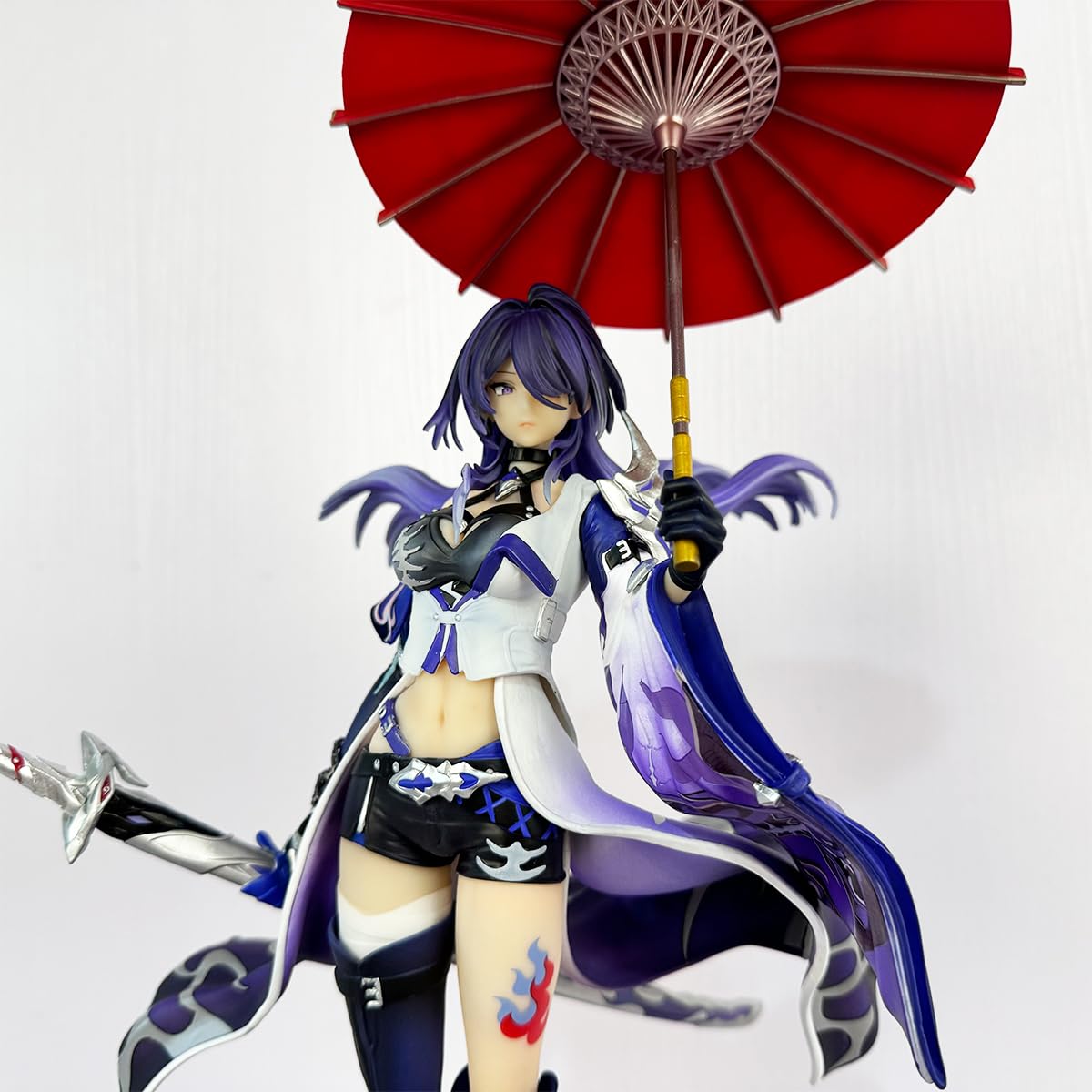 Rzahuahu H-I Star Rail Acheron Figure Game Anime 1/6 Pvc Figurines Action Play Model 15.7 Inches