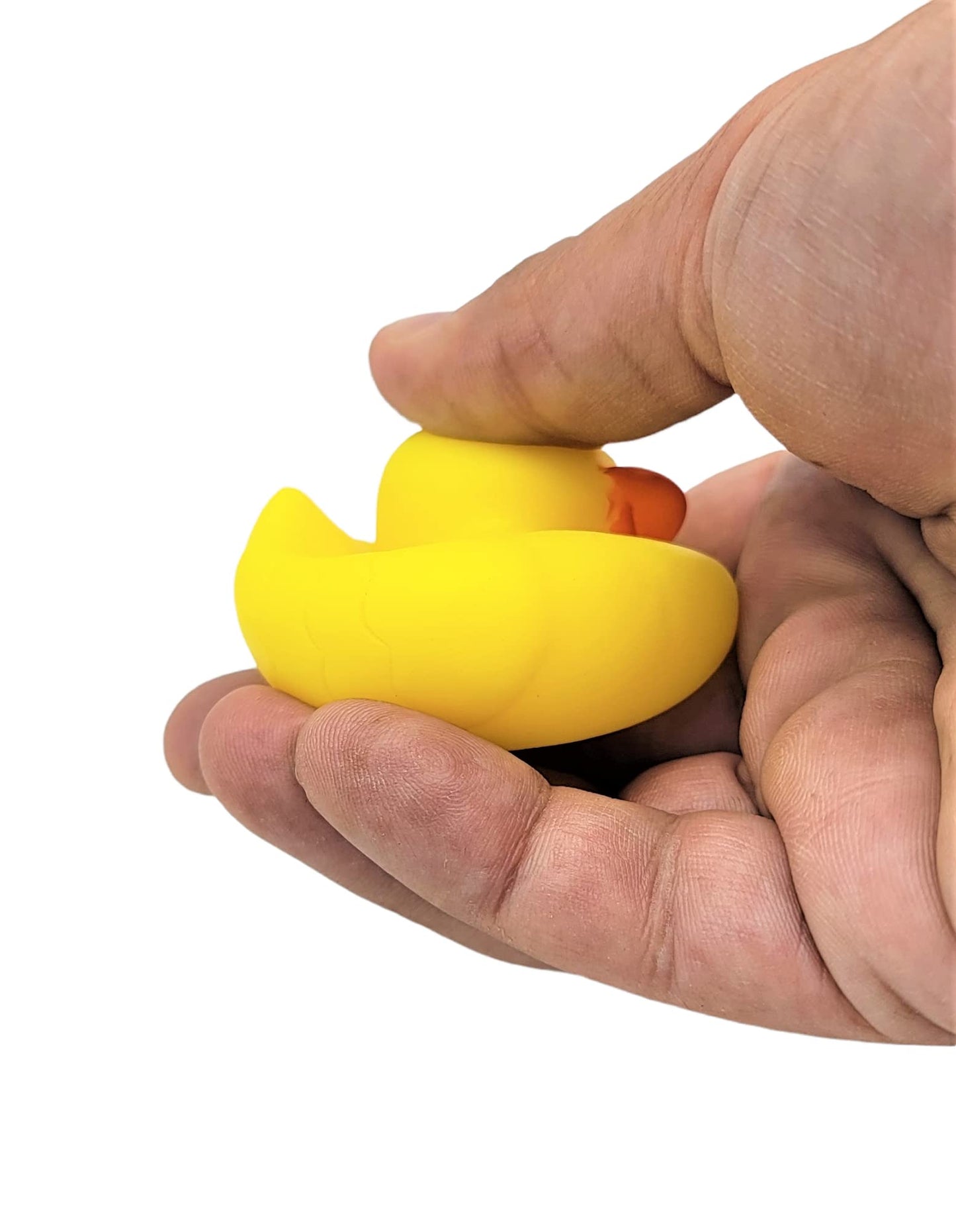 Cool Rubber Ducks (2'') Standard Size. (12 Pack) Cute Duck Bath Tub Pool Toys. (Regular Yellow Ducks)