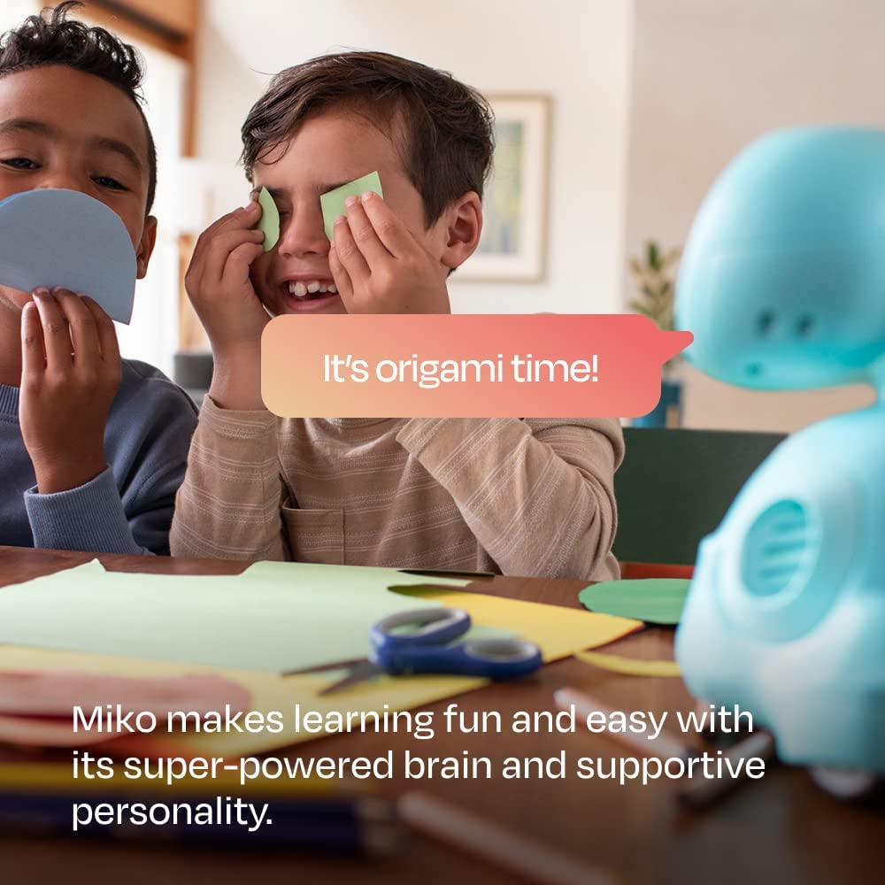 Miko 3: AI-Powered Smart Robot for Kids | STEM Learning & Educational Robot | Interactive Robot with Coding apps + Unlimited Gam