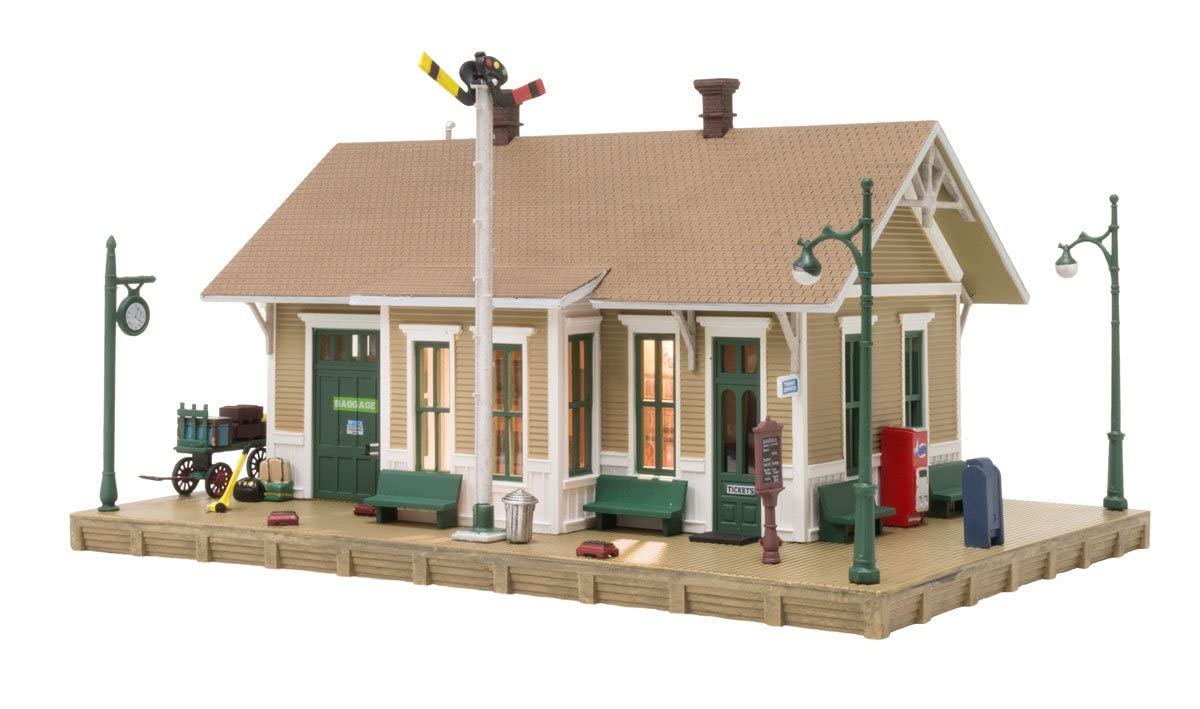 Woodland Scenics Ho B/U Danbury Depot Woobr5023