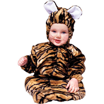 RG Costumes Bunting Little Tiger Velboa Infant/Toddler Costume, Standard