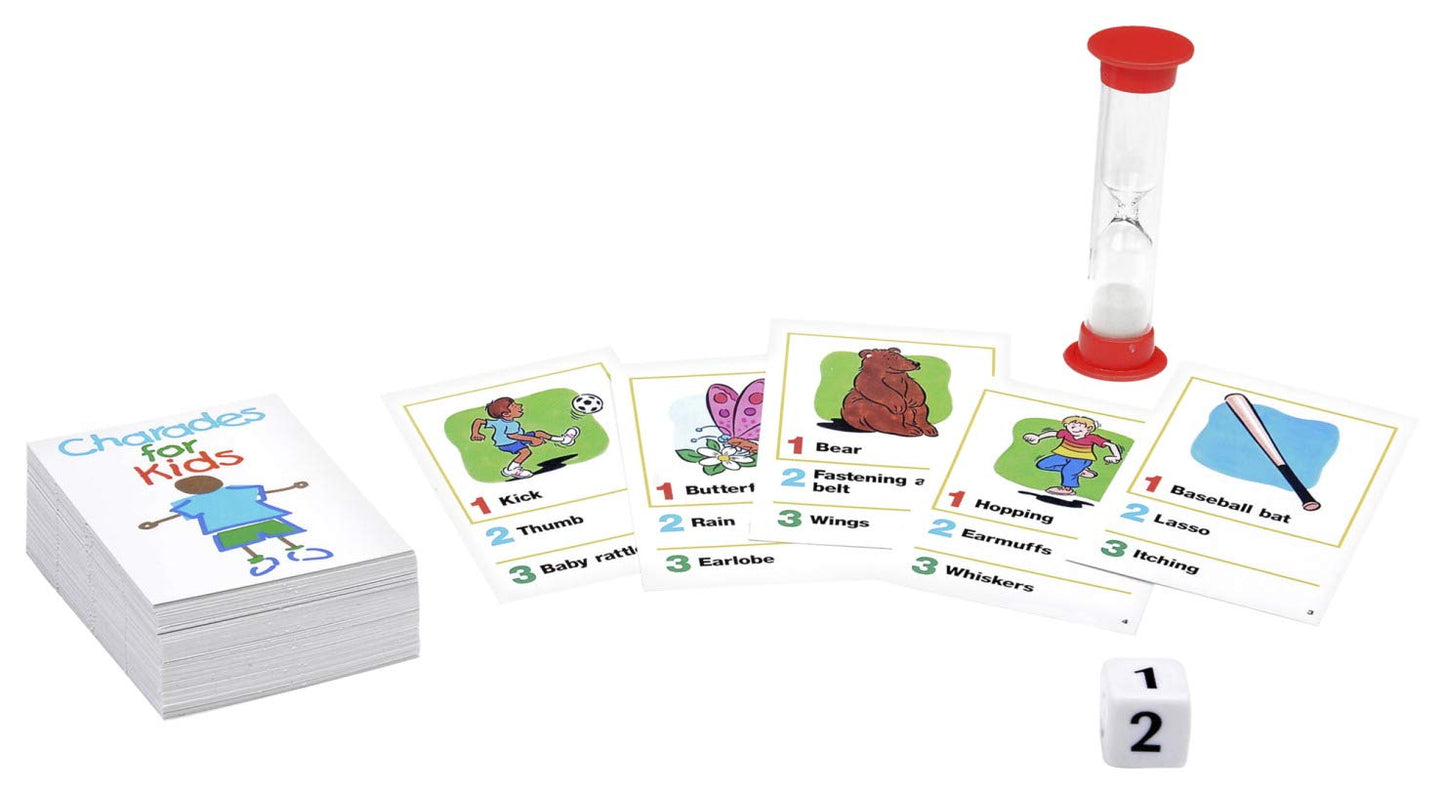 Pressman Charades For Kids - The 'No Reading Required' Family Game, 5''
