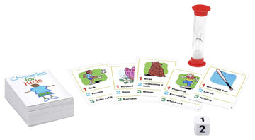 Pressman Charades for Kids - No Reading Required Family Game, Cardboard, 5" Model 3009-12
